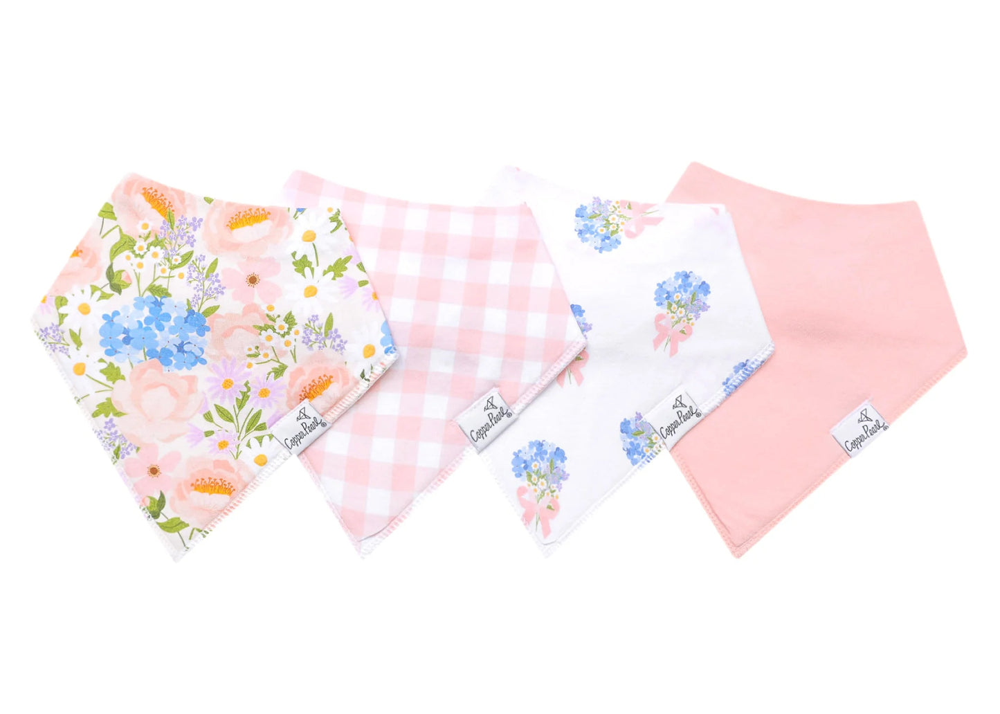 Copper Pearl Bandana Bibs