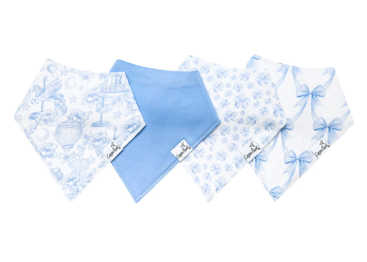 Copper Pearl Bandana Bibs