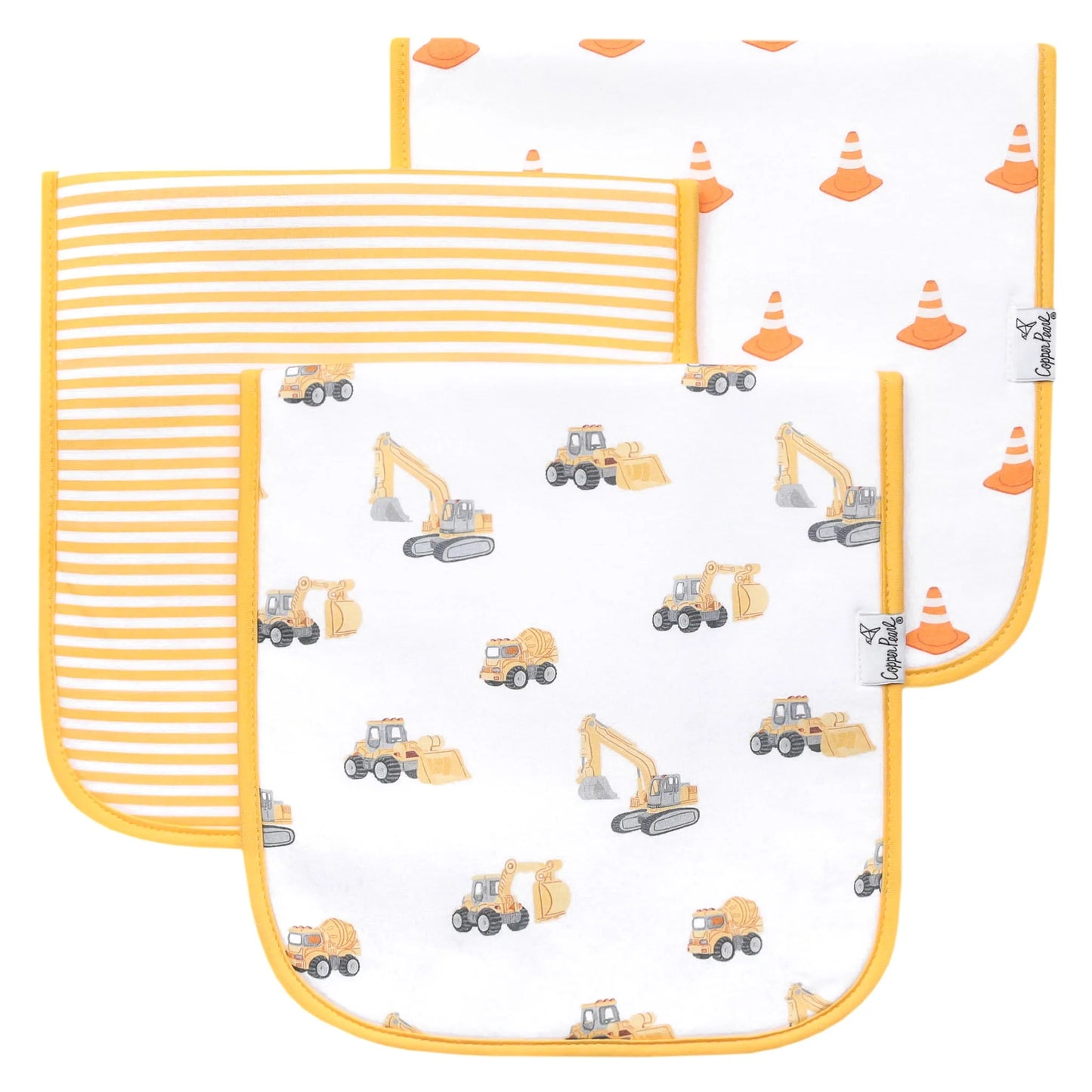 Copper Pearl Burp Cloth Sets