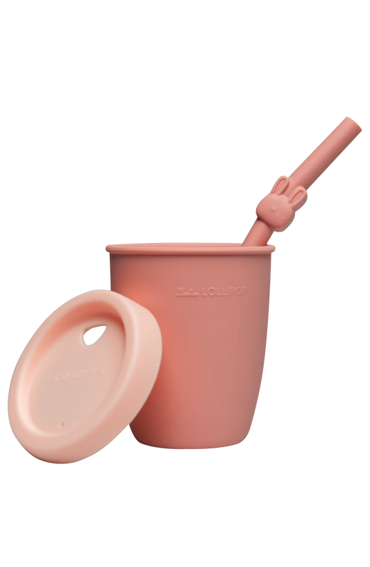 LouLou Lollipop Kids' Cup with Straw