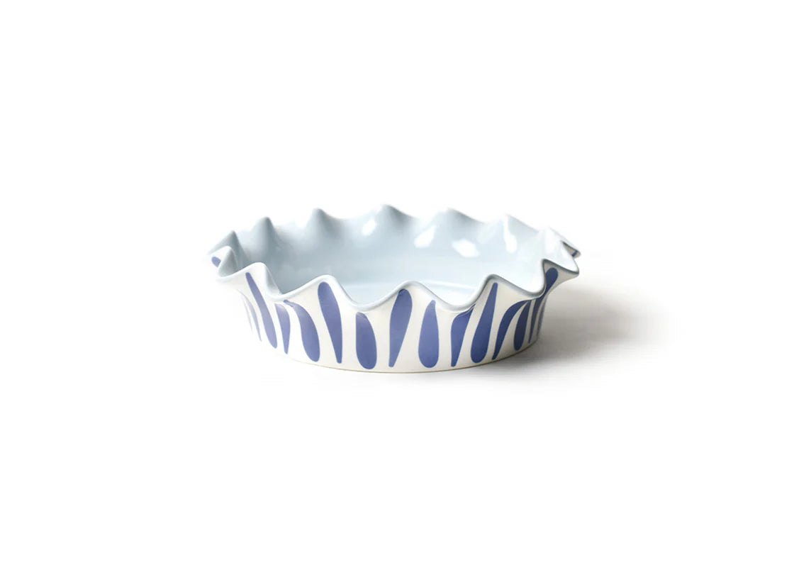 Coton Colors Ruffle Collection-Signature White & Iris Blue