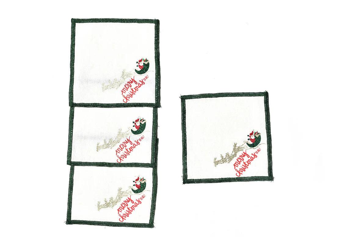 Coton Colors Christmas Hand Towel & Cocktail Napkins