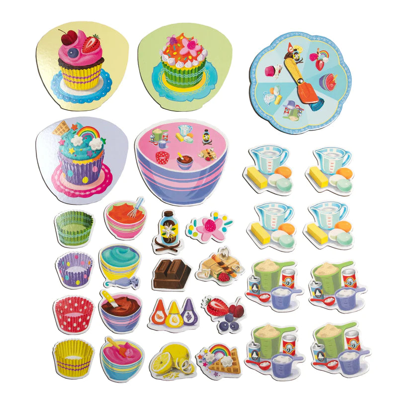 eeBoo Cupcake Shaped Spinner Game