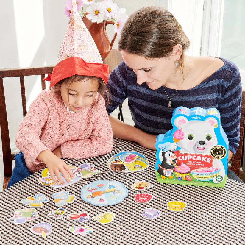 eeBoo Cupcake Shaped Spinner Game