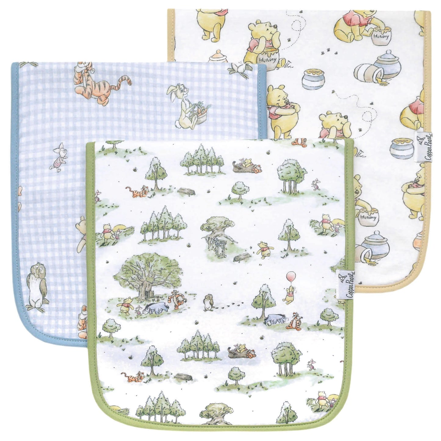 Copper Pearl Burp Cloth Sets