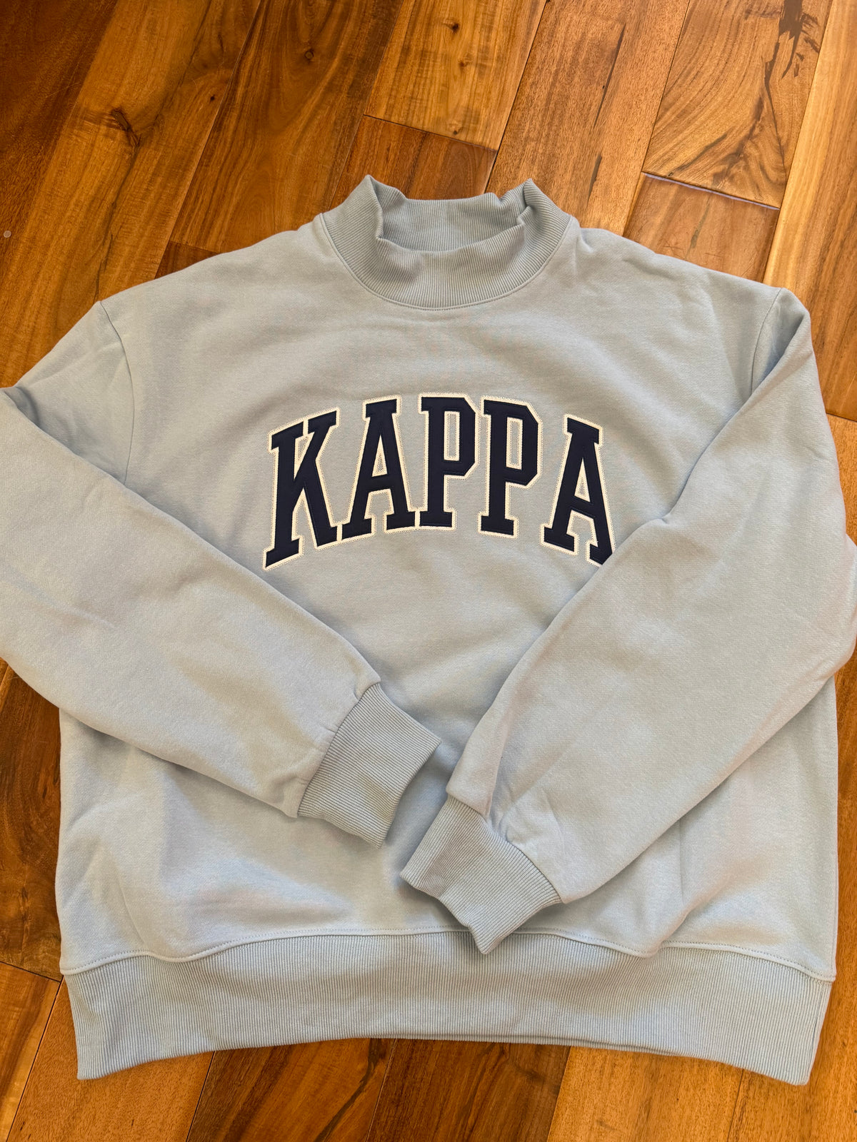 Sorority Mock Neck Crew Sweatshirt