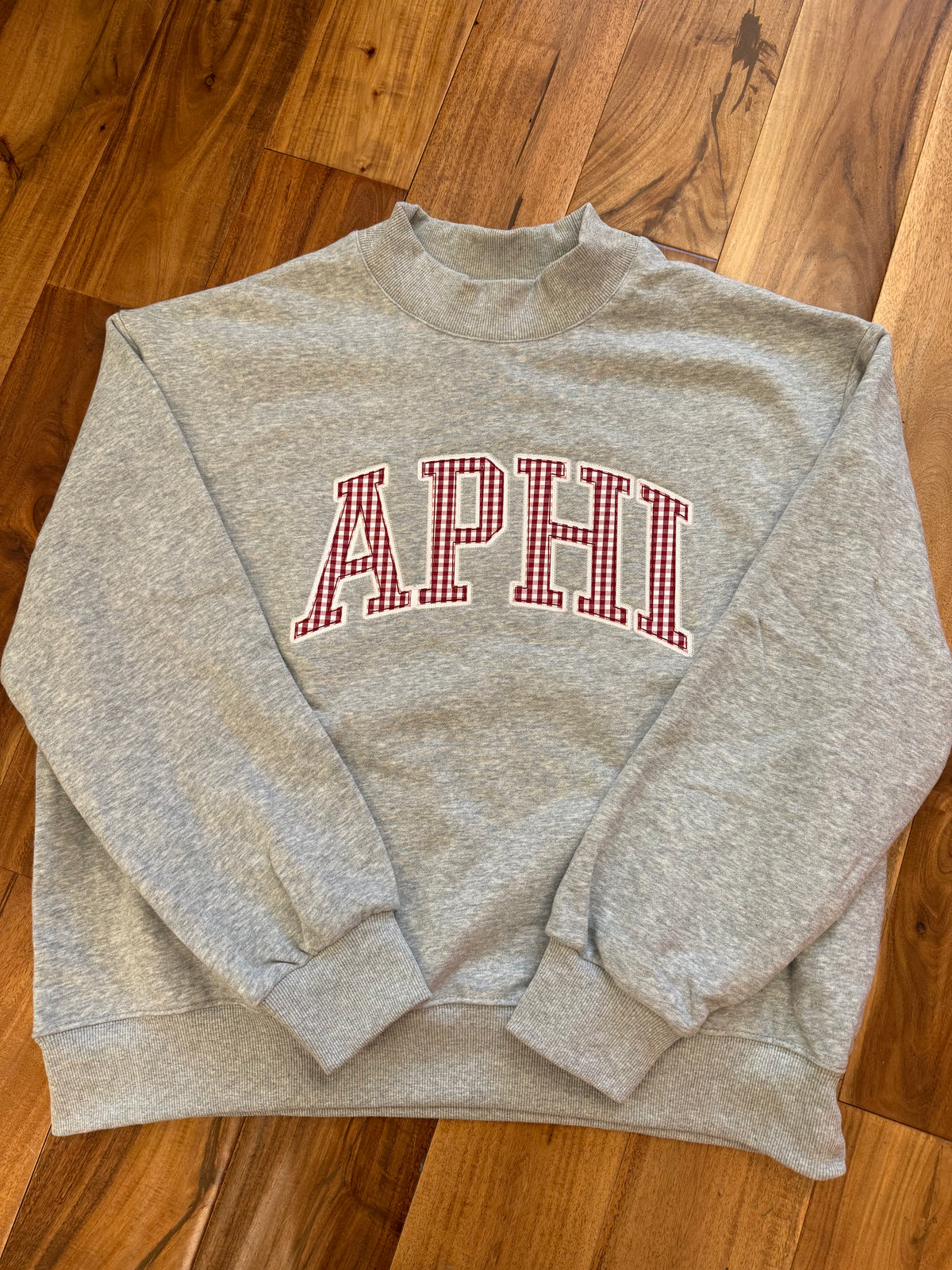 Sorority Mock Neck Crew Sweatshirt