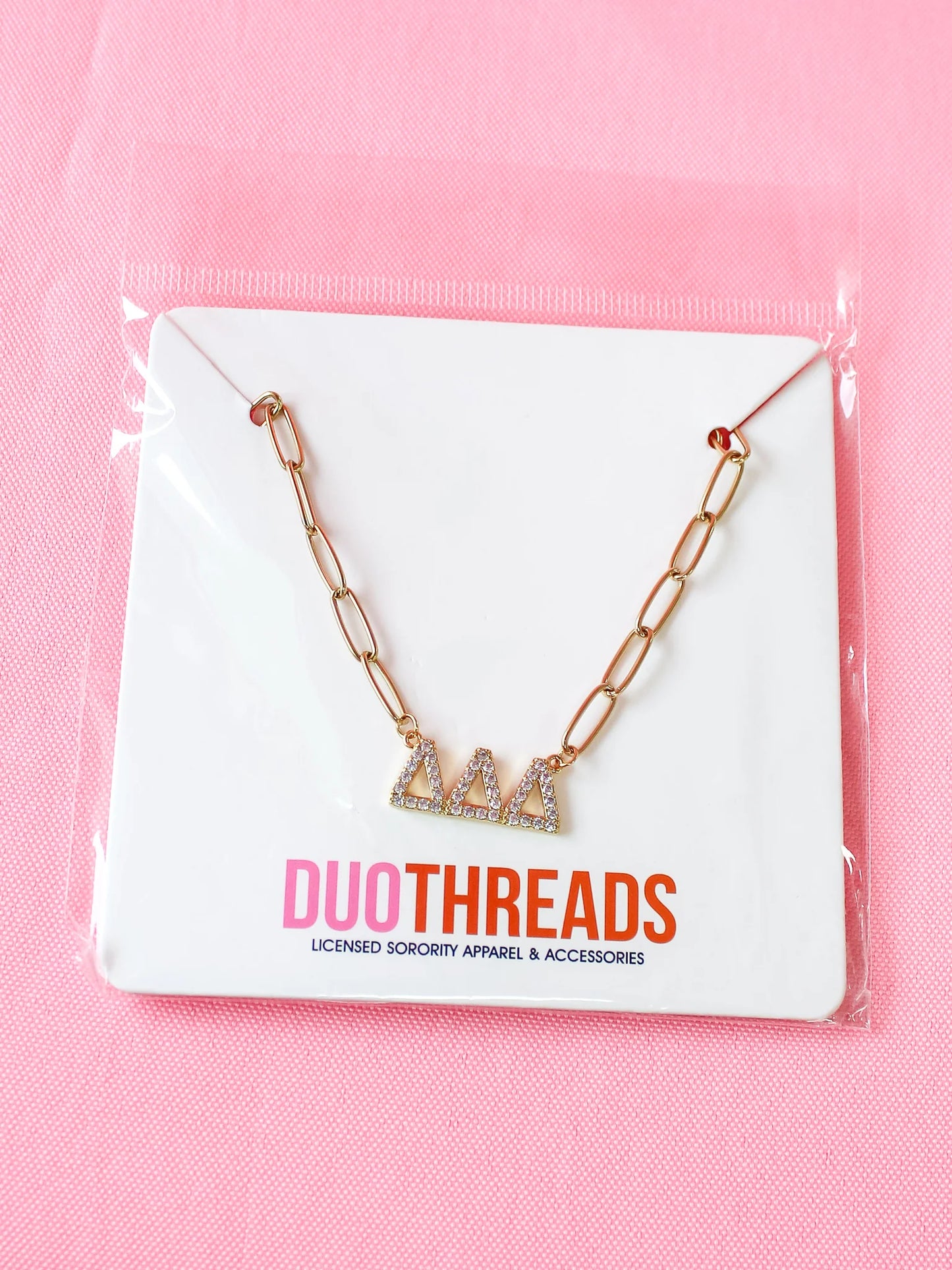 Rhinestone Sorority Necklace