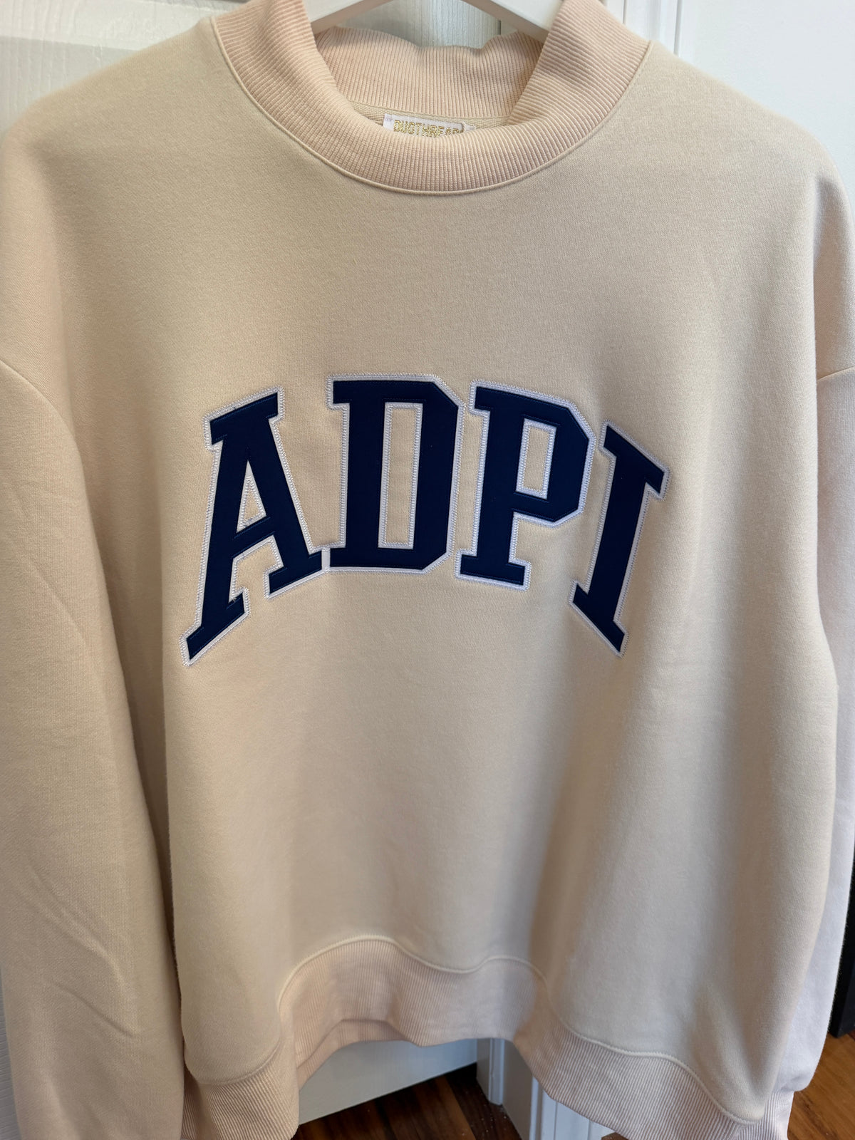 Sorority Mock Neck Crew Sweatshirt