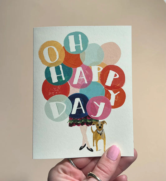 OH HAPPY DAY GREETING CARD