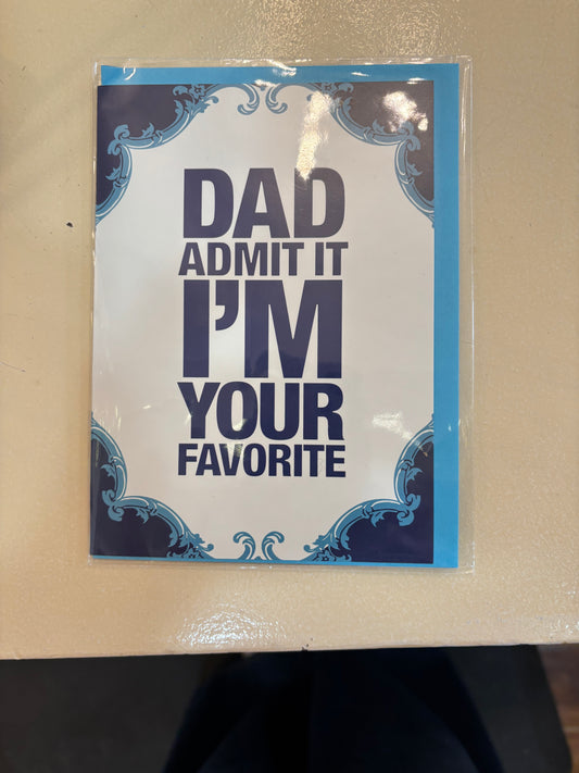 Calypso Favorite Father's Day Card