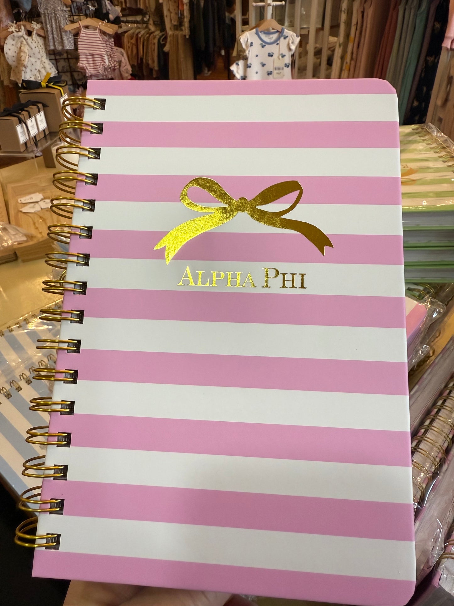 Sorority Spiral Bound Journal