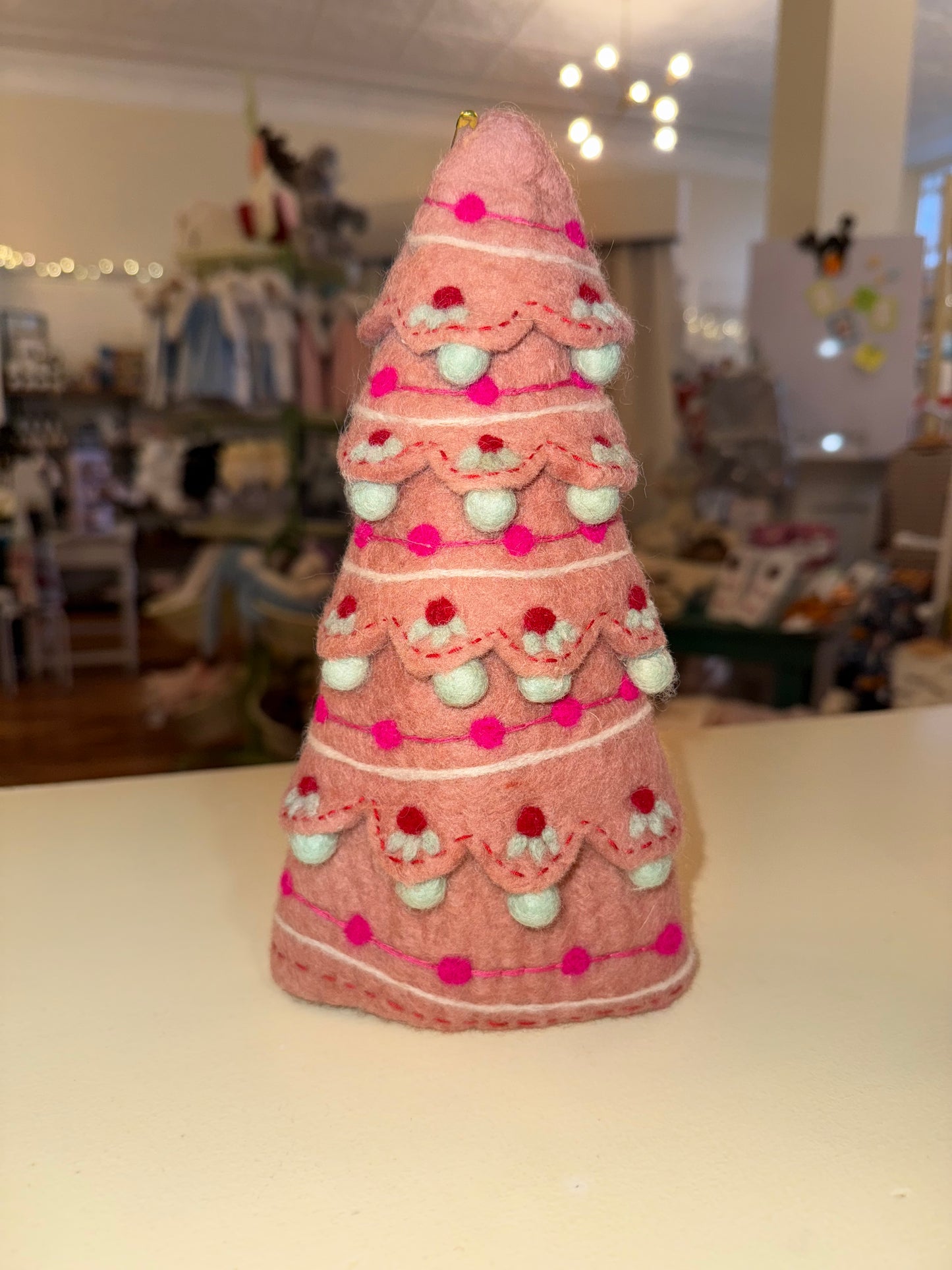 French Knot Tree and Mantel Toppers