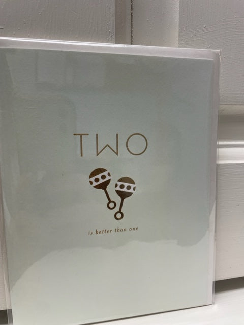 Two Is Better Than One Card