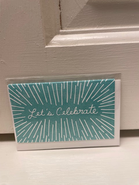 Let's Celebrate Enclosure Card