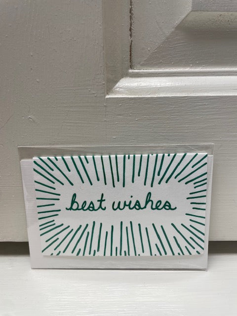 Best Wishes Enclosure Card