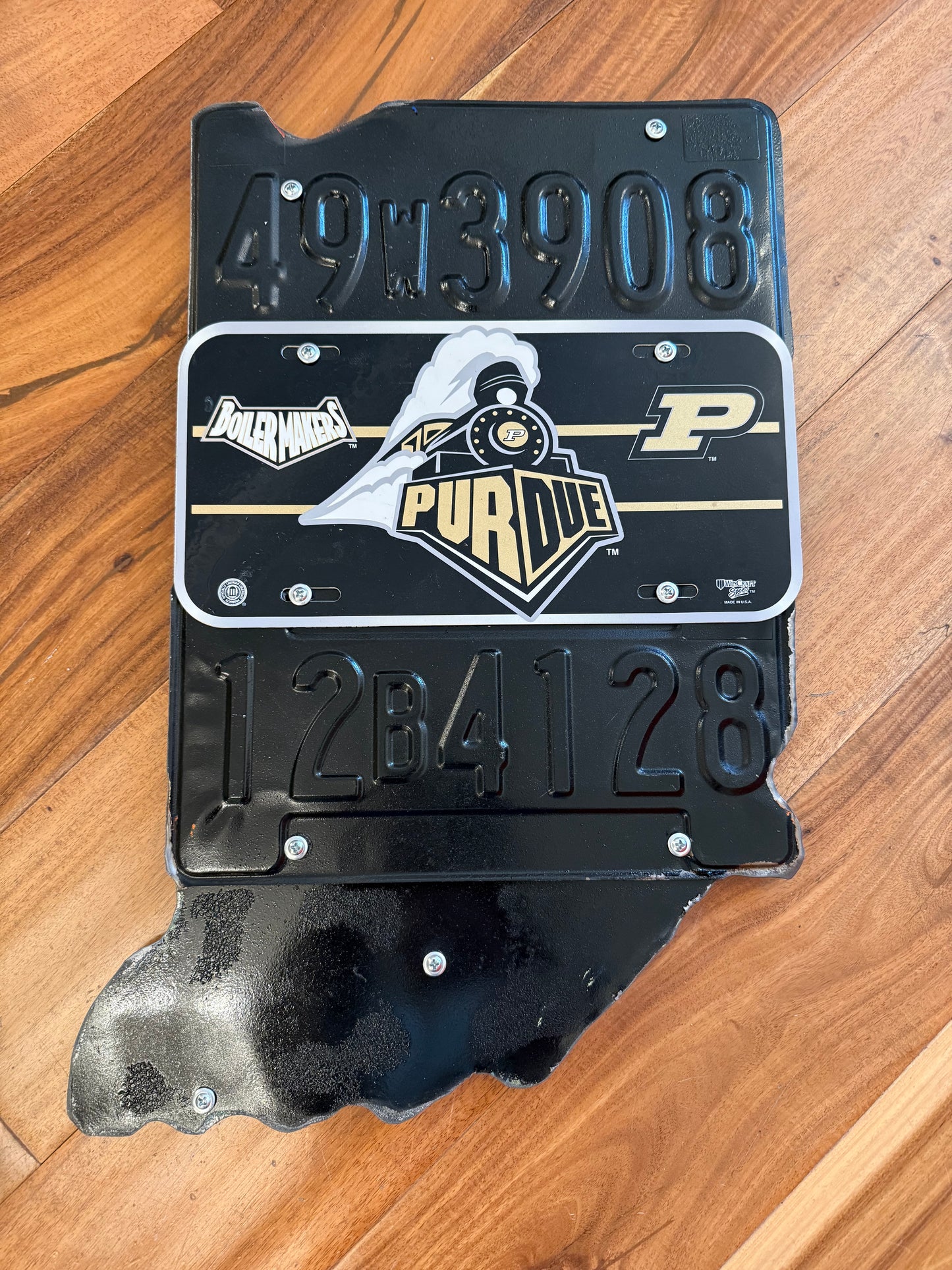 Colts, Purdue, State of Indiana License Plate Signs