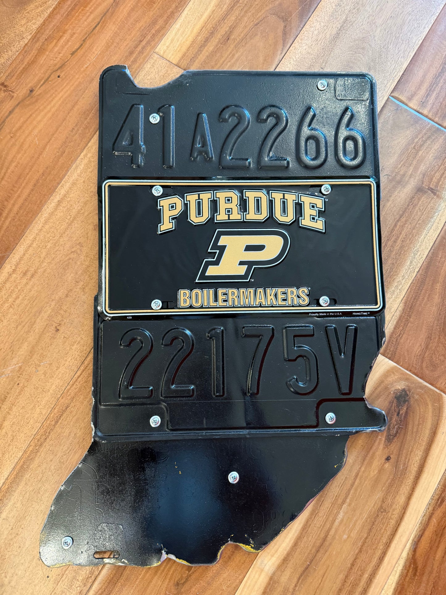 Colts, Purdue, State of Indiana License Plate Signs