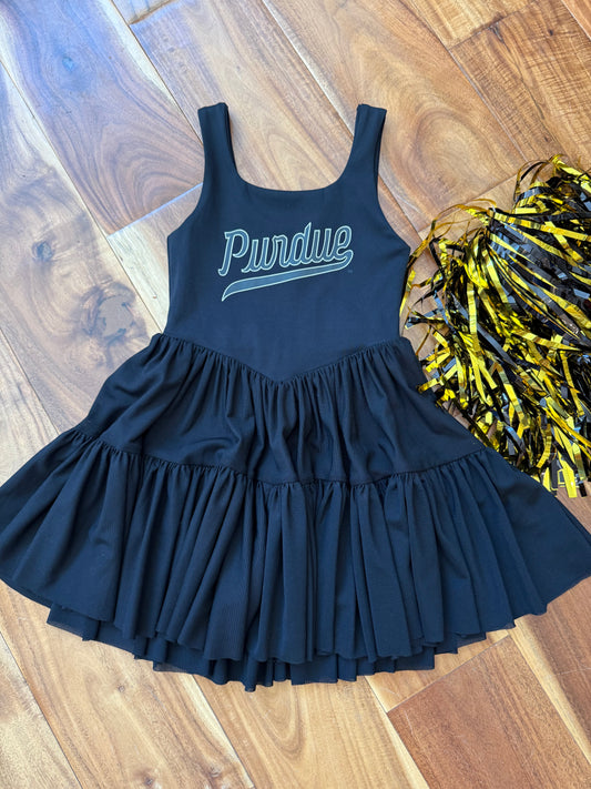 Purdue Little Girl Game Day Dress
