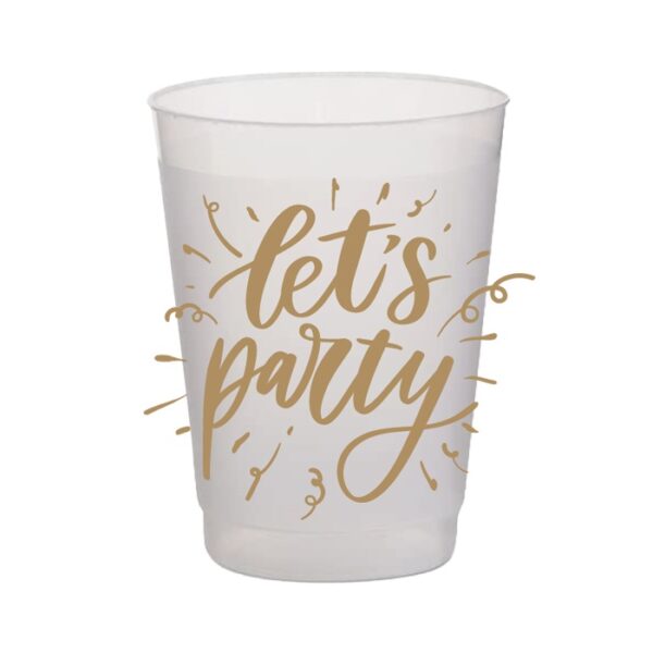 Rosanne Beck Frosted Party Cups