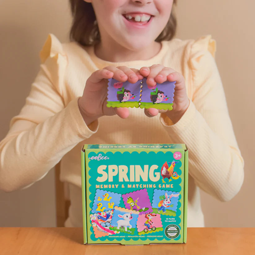 eeBoo Spring Little Square Memory Game