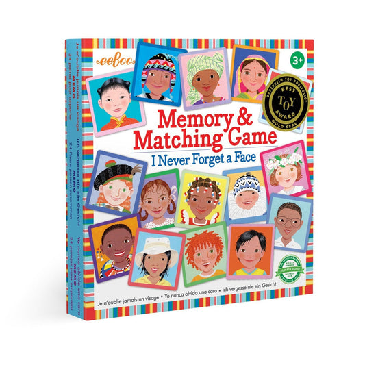 eeboo Never Forget A Face Matching Game