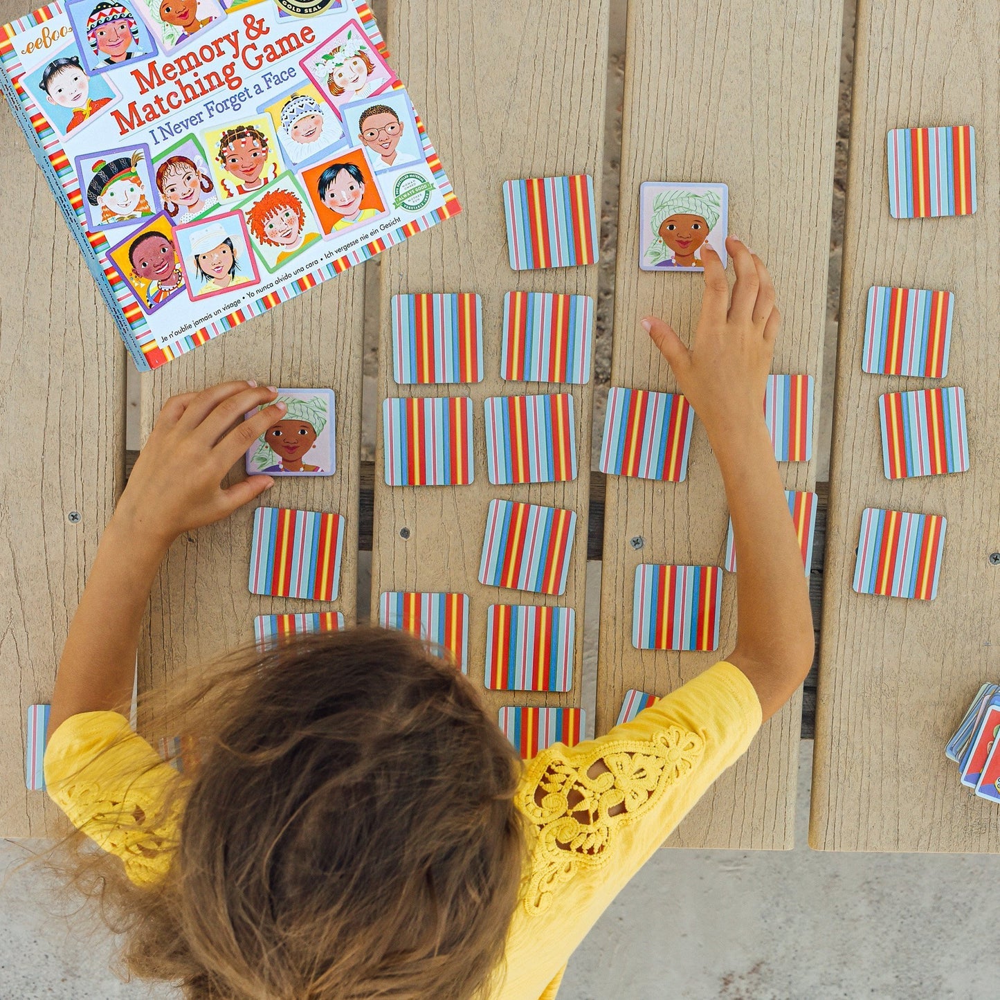 eeboo Never Forget A Face Matching Game