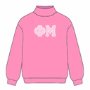 Sorority Mock Neck Crew Sweatshirt