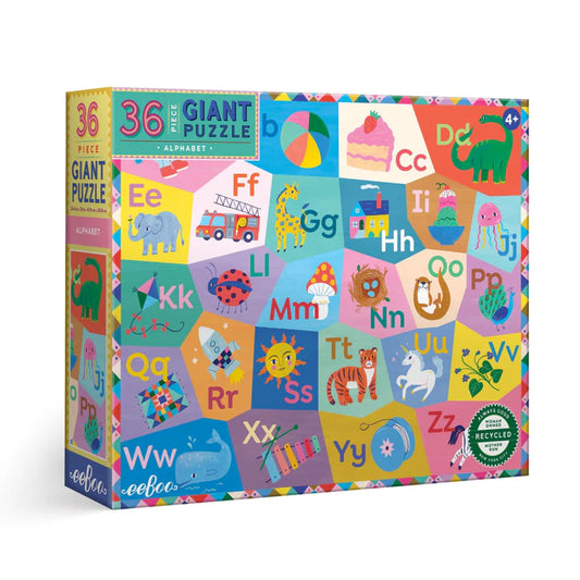 eeboo Alphabet 36 Piece Giant Puzzle