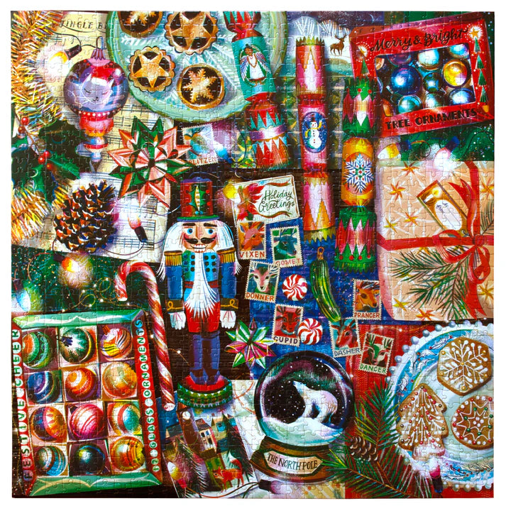 eeboo Christmas Decorations 1000 Piece Puzzle