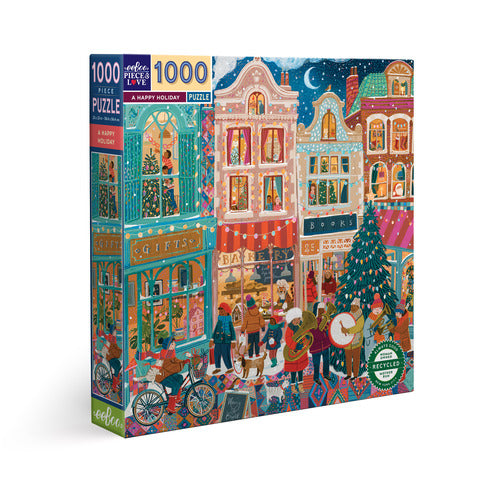 Eeboo Christmas 1000 piece puzzles