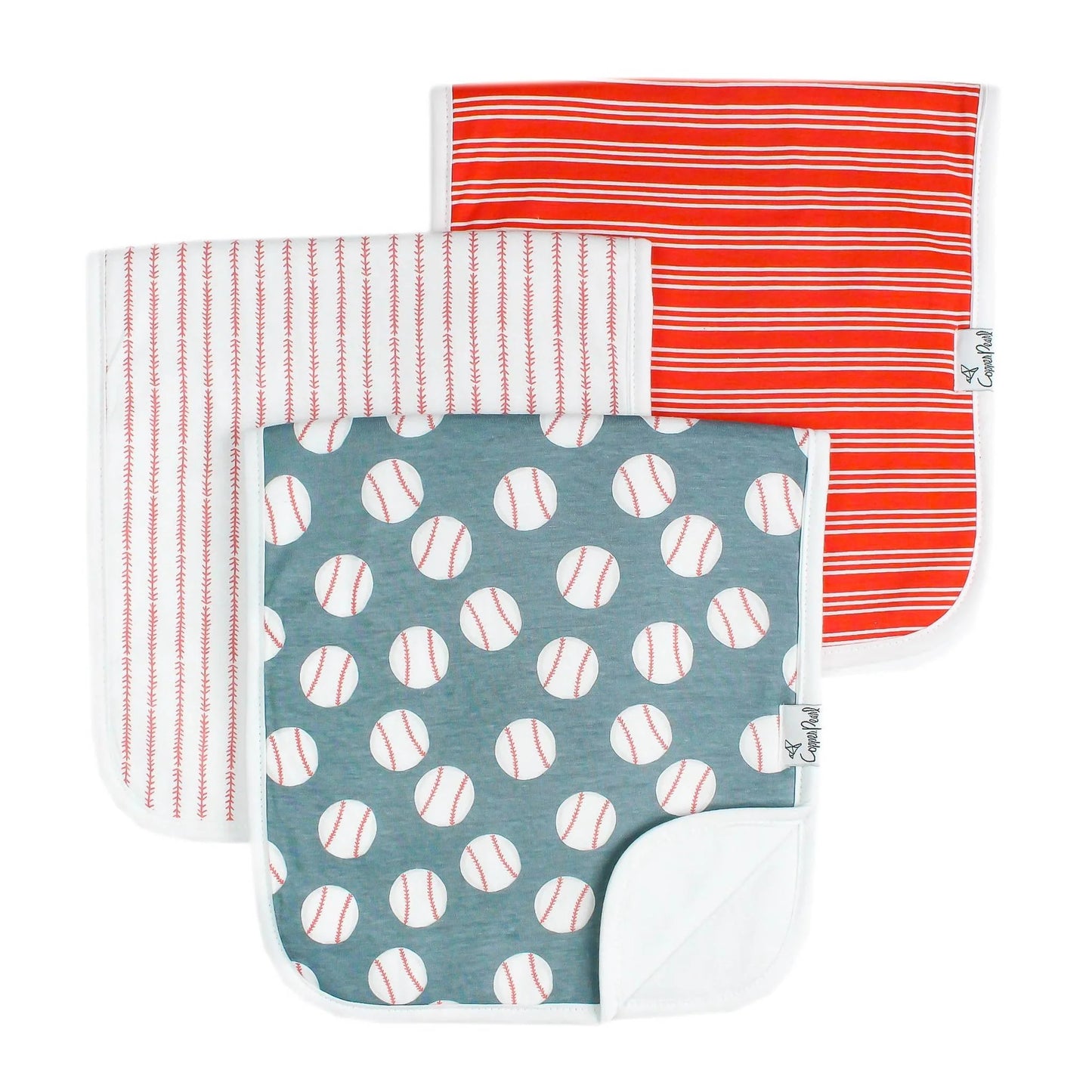 Copper Pearl Burp Cloth Sets