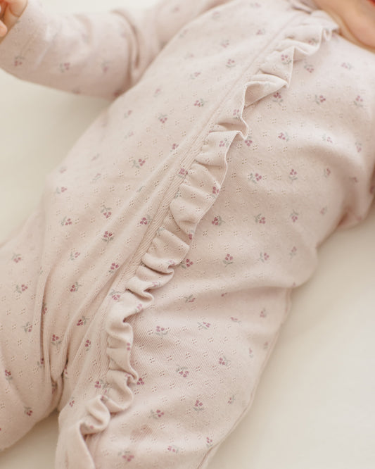 Quincy Mae FW25 Ruffle Jumpsuit