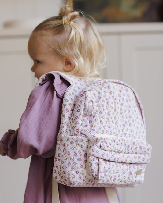 Quincy Mae FW25 Mini Backpack Wildflower