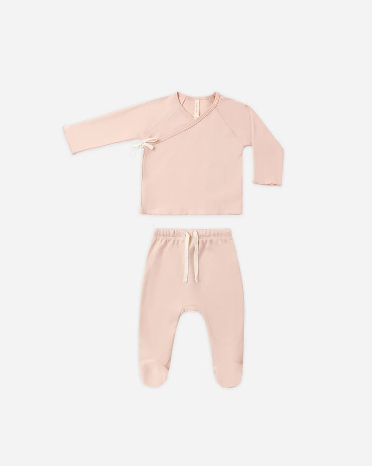 Quincy Mae AW26 Wrapped Top and Pant Set