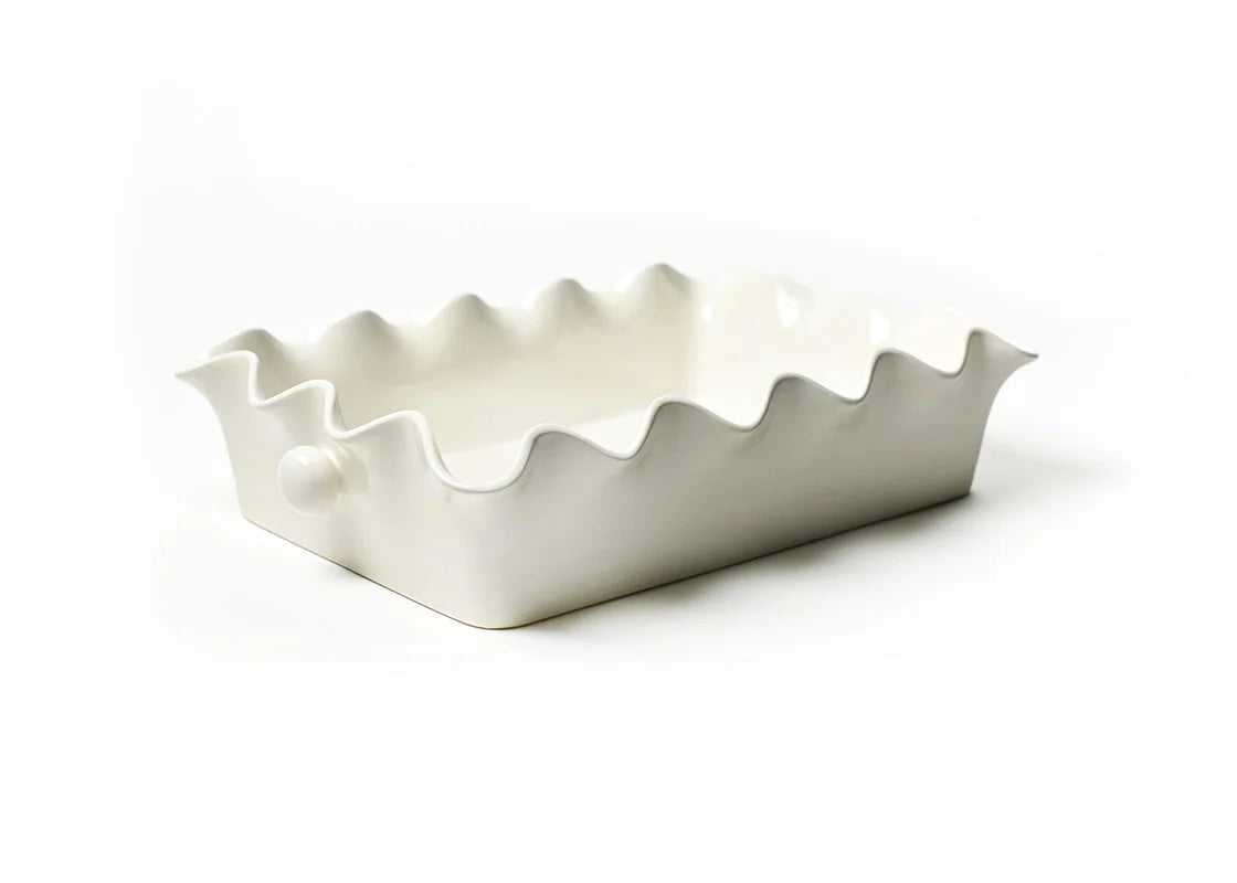 Coton Colors Ruffle Collection-Signature White & Iris Blue