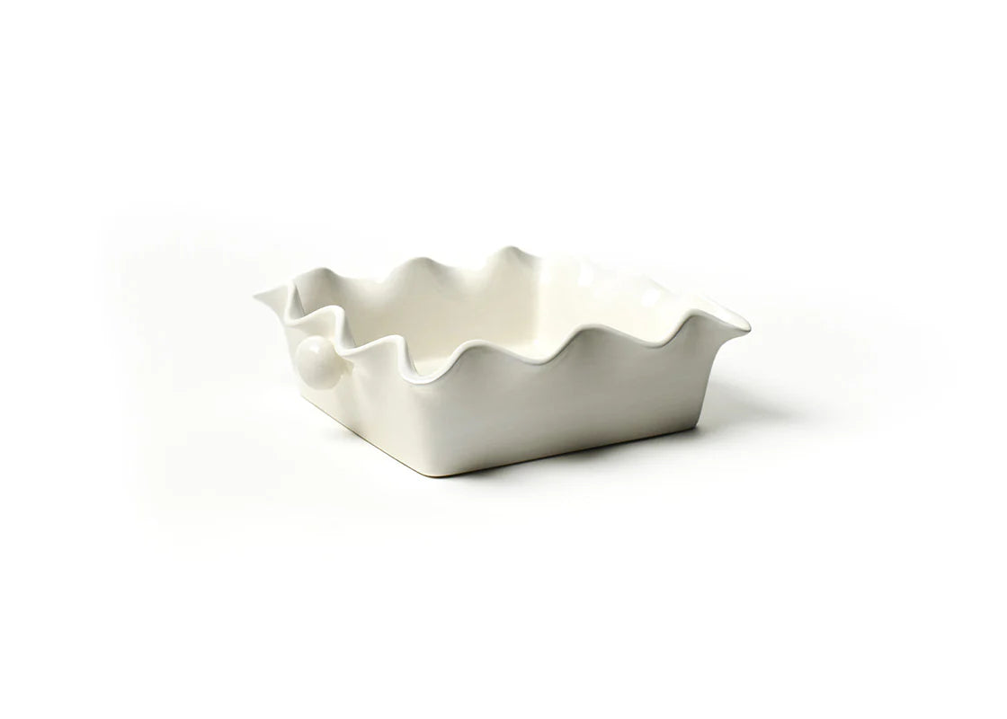 Coton Colors Ruffle Collection-Signature White & Iris Blue