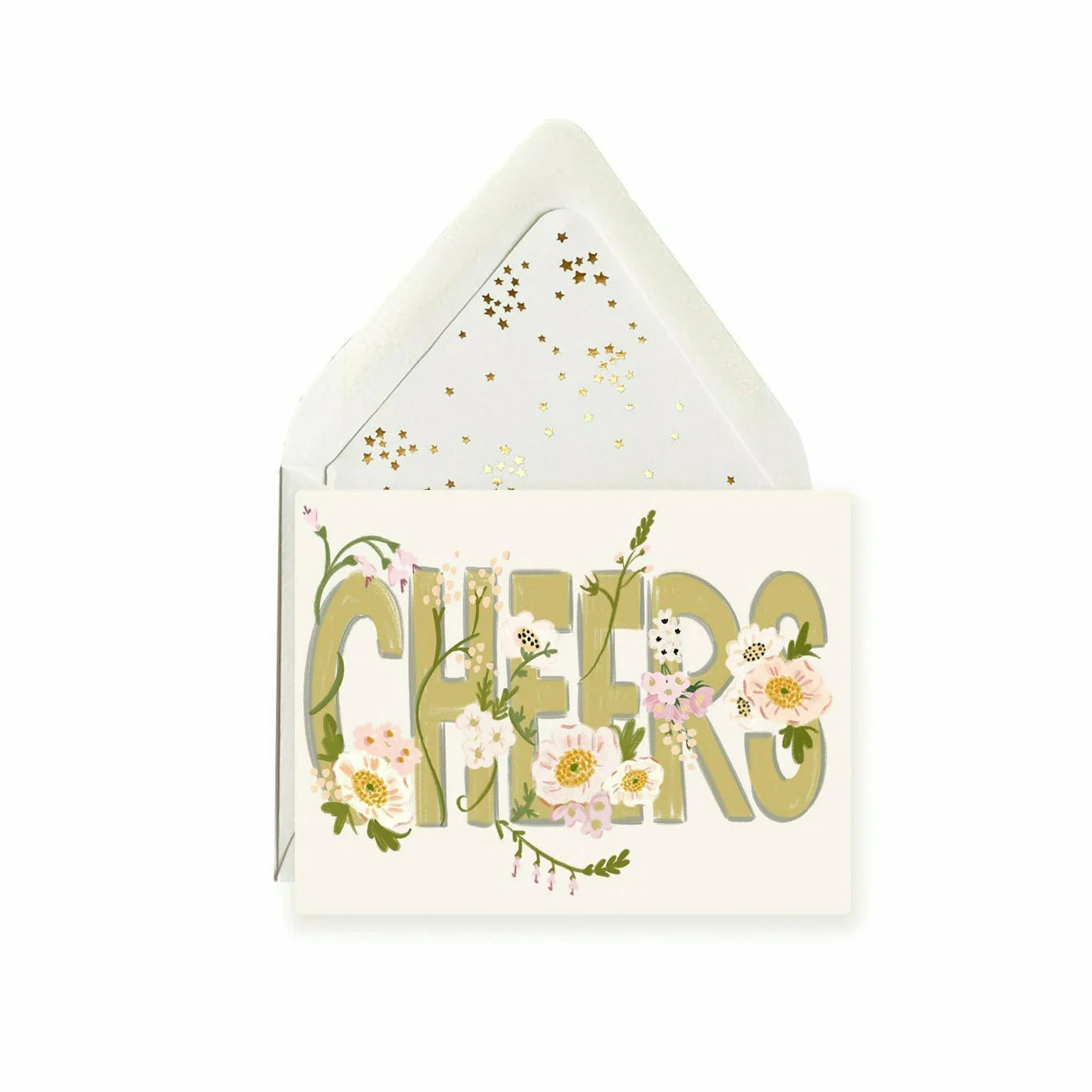 CHEERS FLORAL CARD