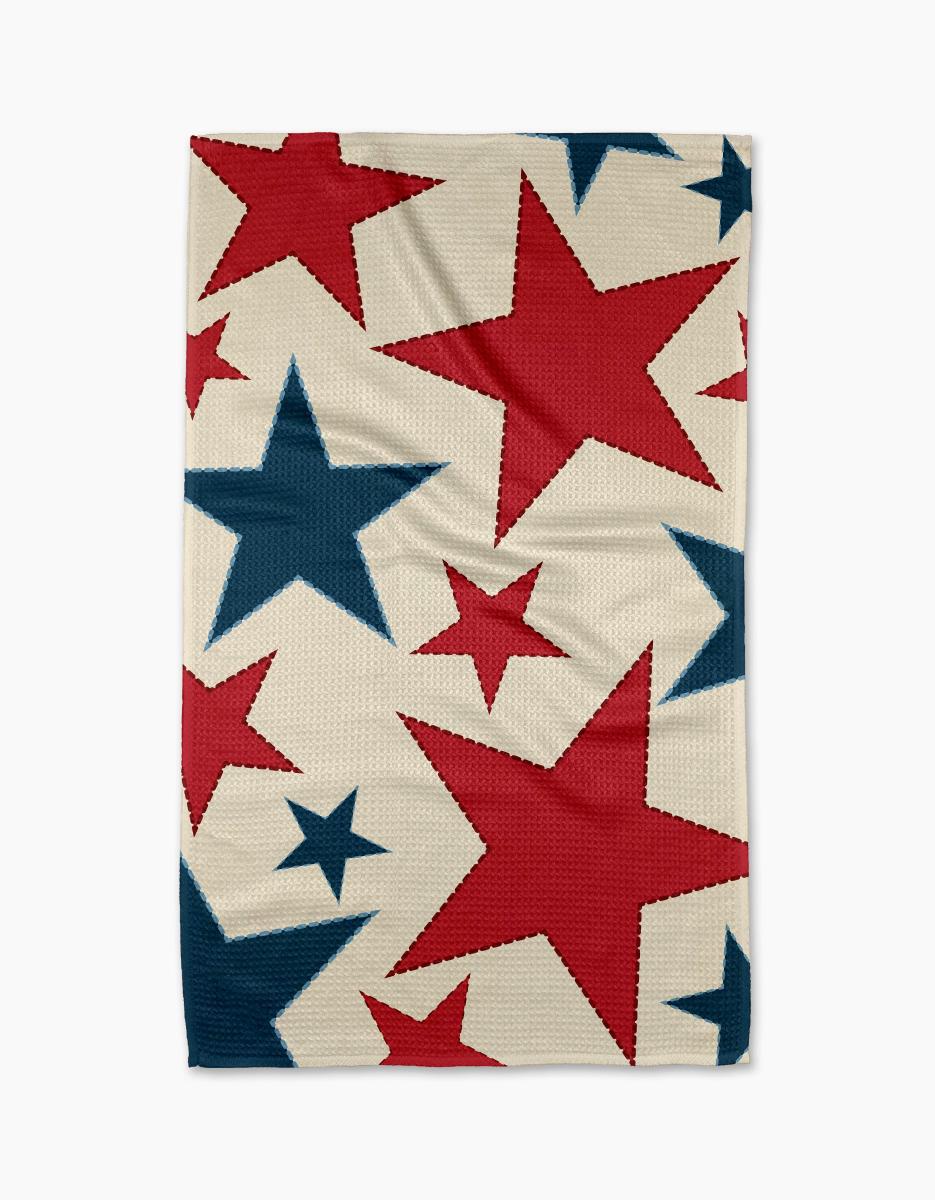 Geometry Summer Print Tea Towels