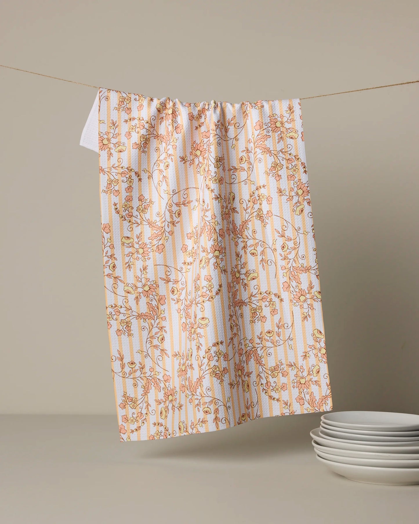 Geometry Spring Print Tea Towels