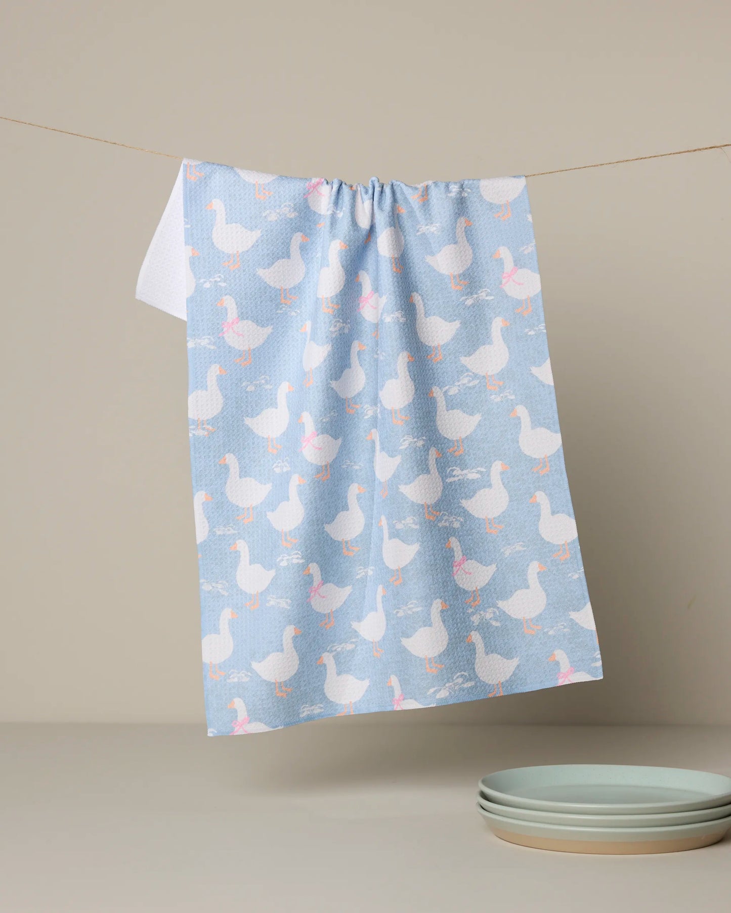 Geometry Spring Print Tea Towels