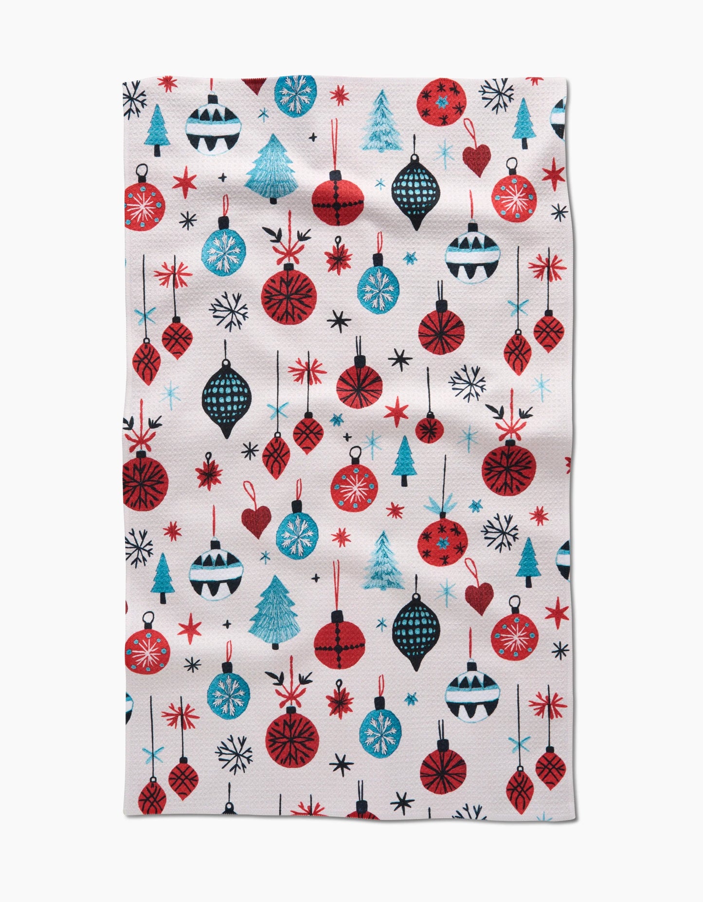 Geometry Christmas Print Tea Towels