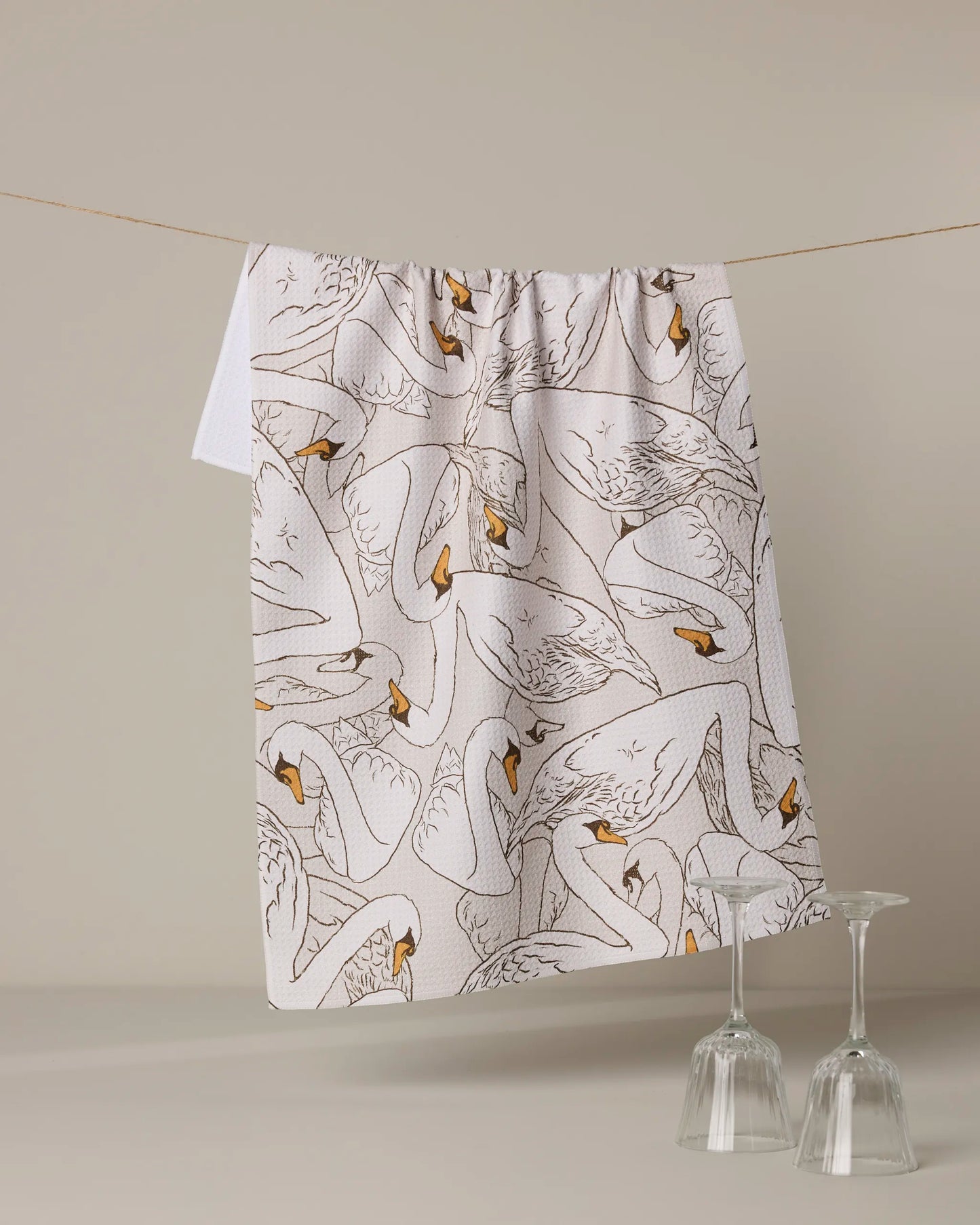 Geometry Spring Print Tea Towels