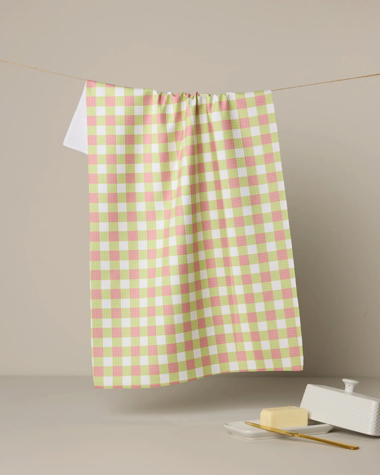 Geometry Spring Print Tea Towels