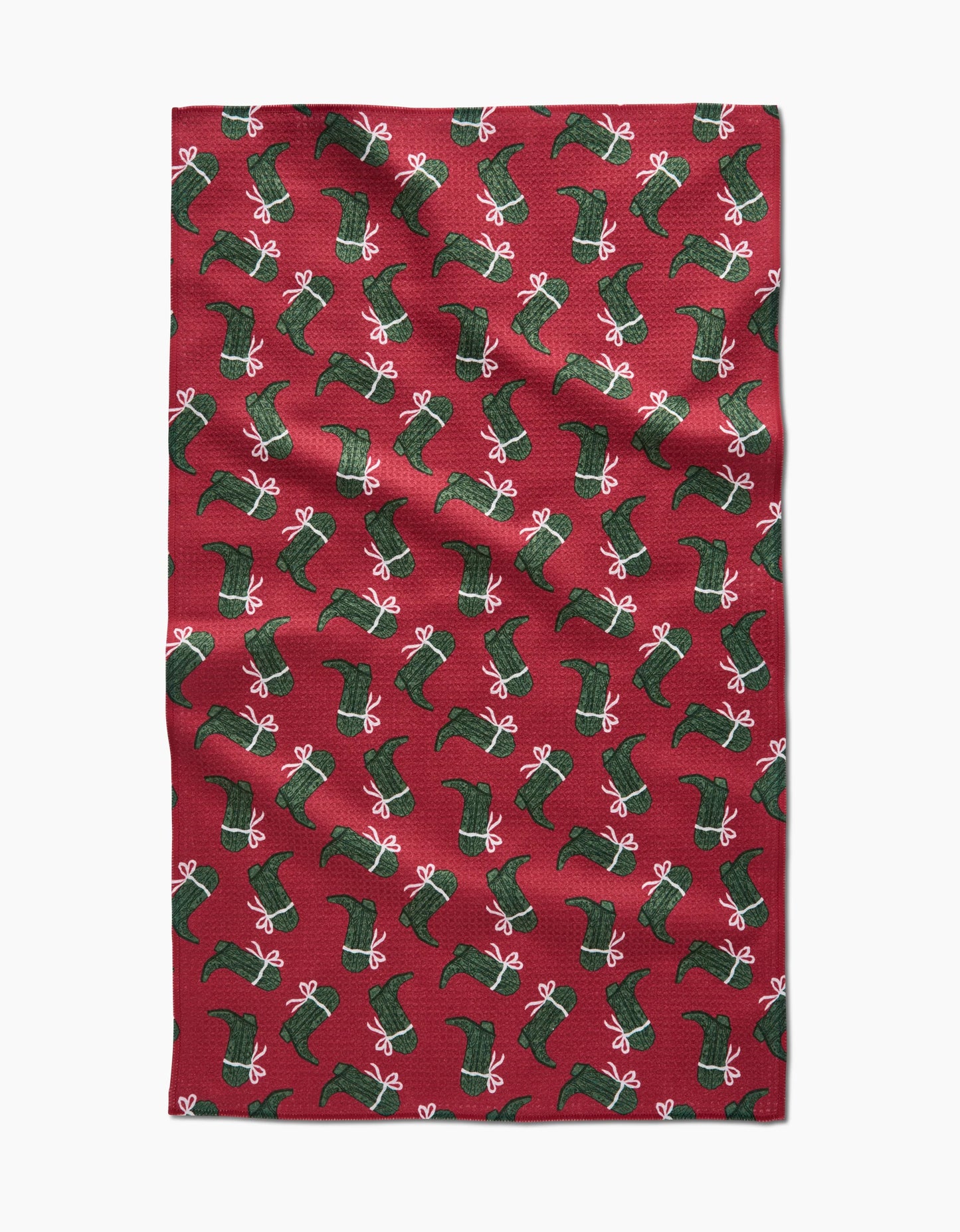 Geometry Christmas Print Tea Towels