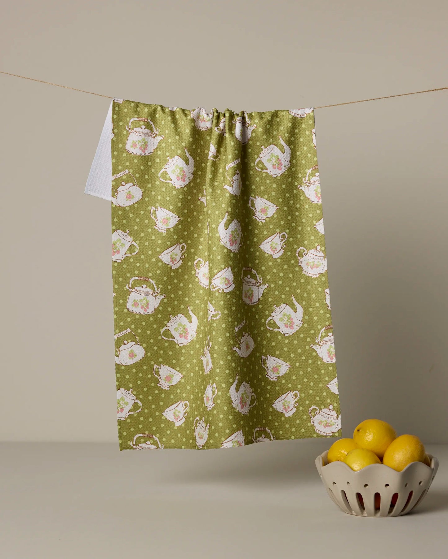 Geometry Spring Print Tea Towels