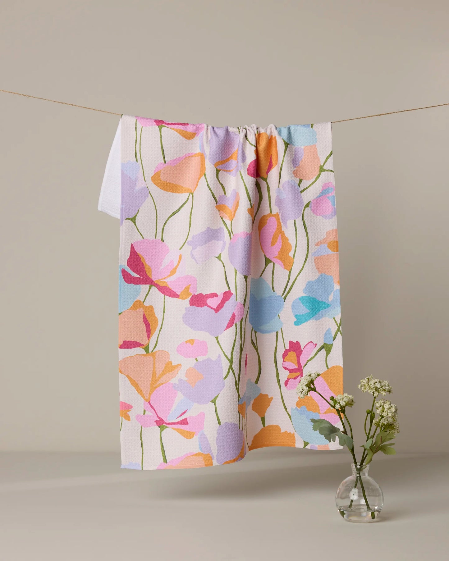 Geometry Spring Print Tea Towels