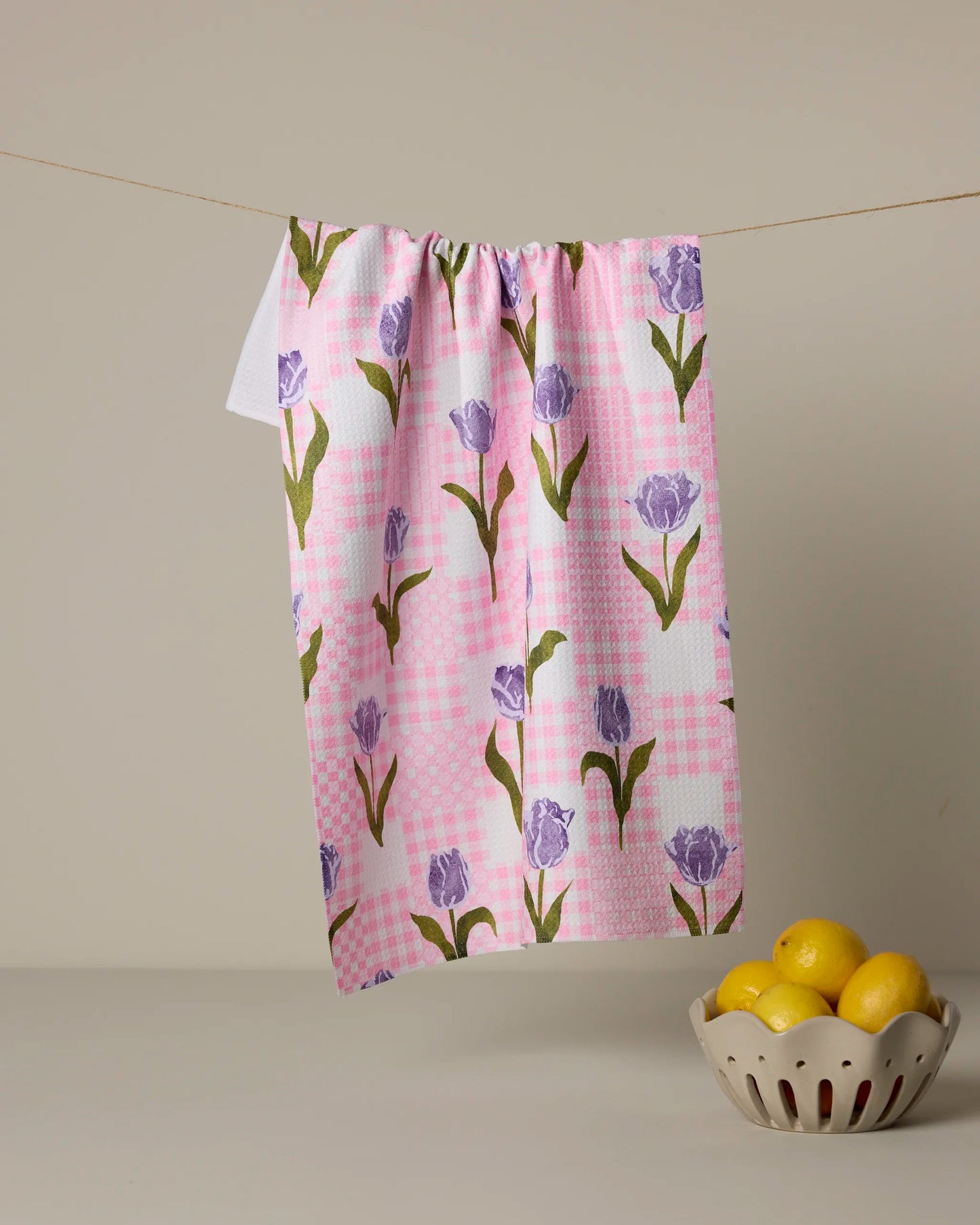 Geometry Spring Print Tea Towels