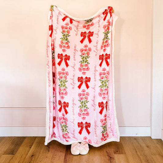 Sorority Plush Sherpa Blanket