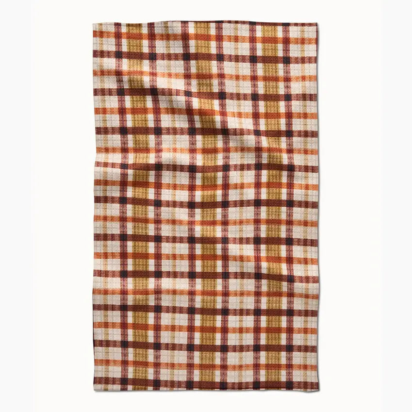 Geometry Fall Print Tea Towels